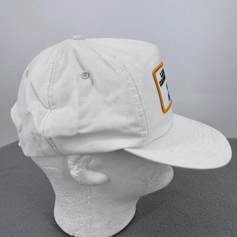 Vintage Levi Garrett Kodiak Outlaw Nationals Hat‎ Cap Snap Back White Mens 80s
